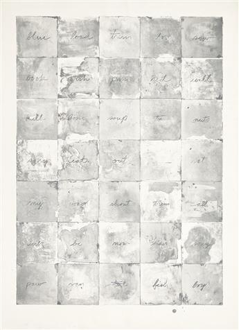 JIM DINE Wall Chart III * Wall Chart IV.